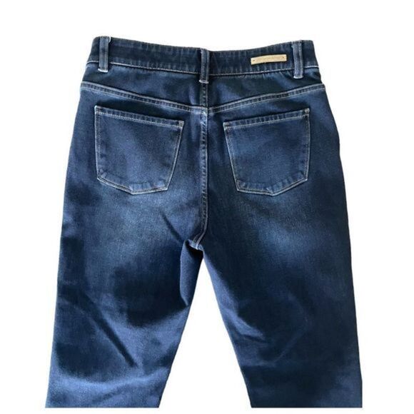 SOFT Surroundings The Ultimate Denim Relaxed Straight Jeans Nightfall Wash 5 - Picture 7 of 9